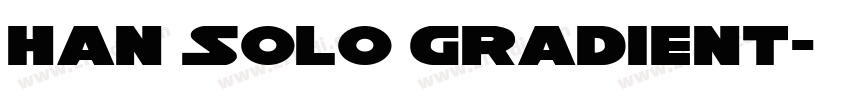 Han Solo Gradient字体转换